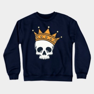 King Skull with Crown Crewneck Sweatshirt